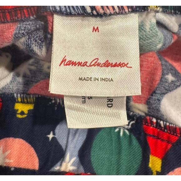 Hanna Andersson Size Medium Christmas Holiday Ornament Flannel Pajamas Pants - Picture 5 of 6